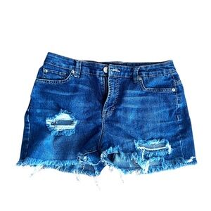 Nine West Denim Jean Cut Shorts | Westend Fit Bootcut Shorts, Size 31 / 12